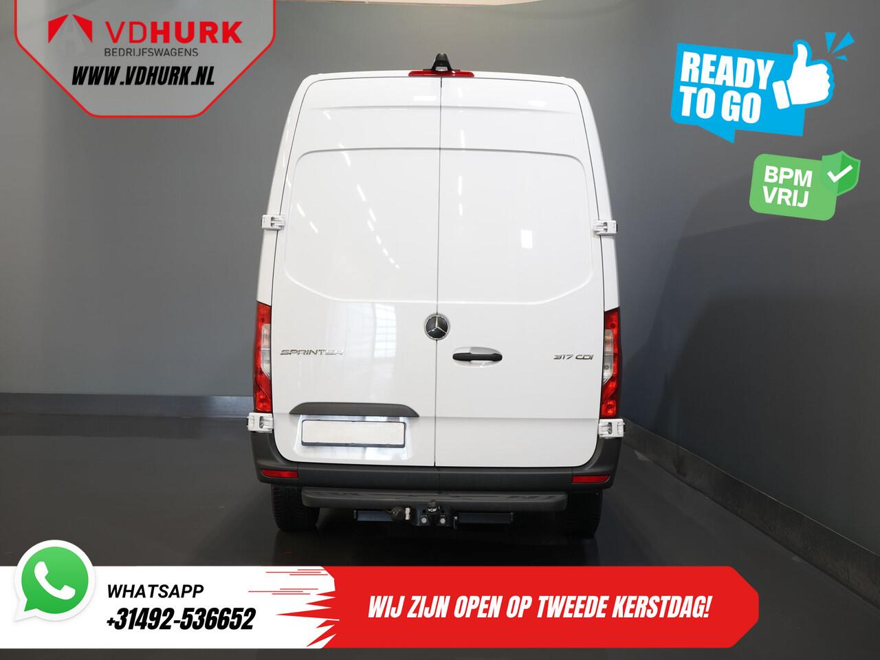 Mercedes-Benz SPRINTER 317 CDI Aut. L2H2 BPM VRIJ! Gev.Stoel/ 270 Gr.Deuren/ Stoelverw./ Navi/ Camera/ Cruise/ Airco/ DAB