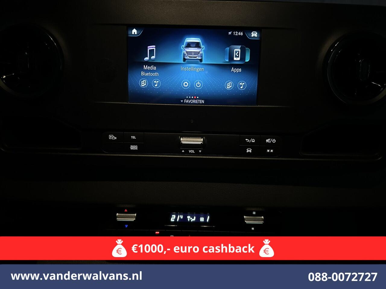 Mercedes-Benz SPRINTER 317 CDI 170pk L3H2 Euro6 Airco | Camera | Apple Carplay | Cruisecontrol | Stoelverwarming Android Auto, Parkeersensoren, Bijrijdersbank