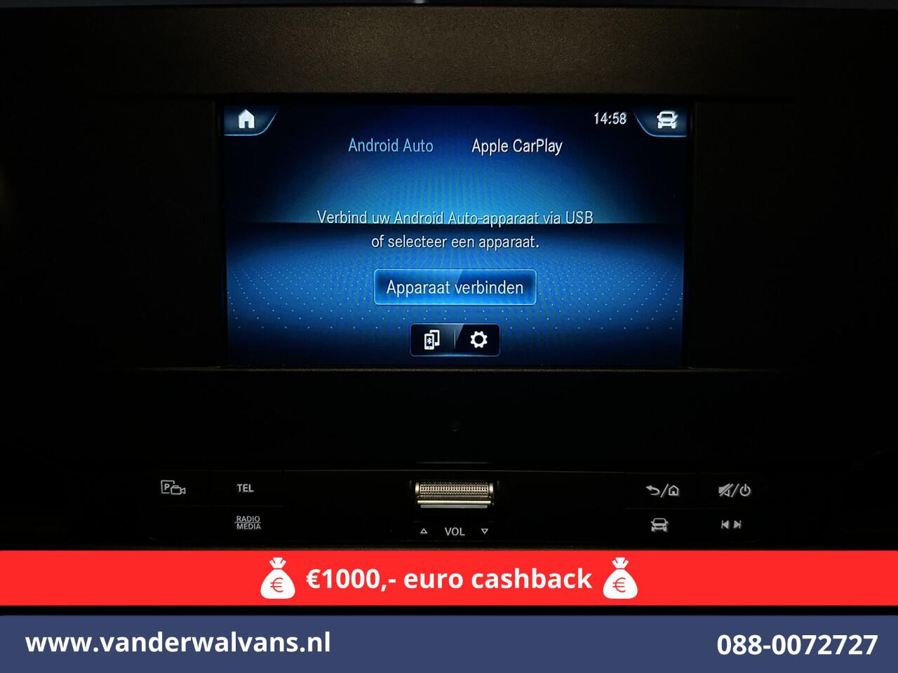 Mercedes-Benz SPRINTER 317 CDI 170pk L3H2 Euro6 Airco | Camera | Apple Carplay | Android Auto Cruisecontrol, Parkeersensoren, Stoelverwarming, Bijrijdersbank, MBUX
