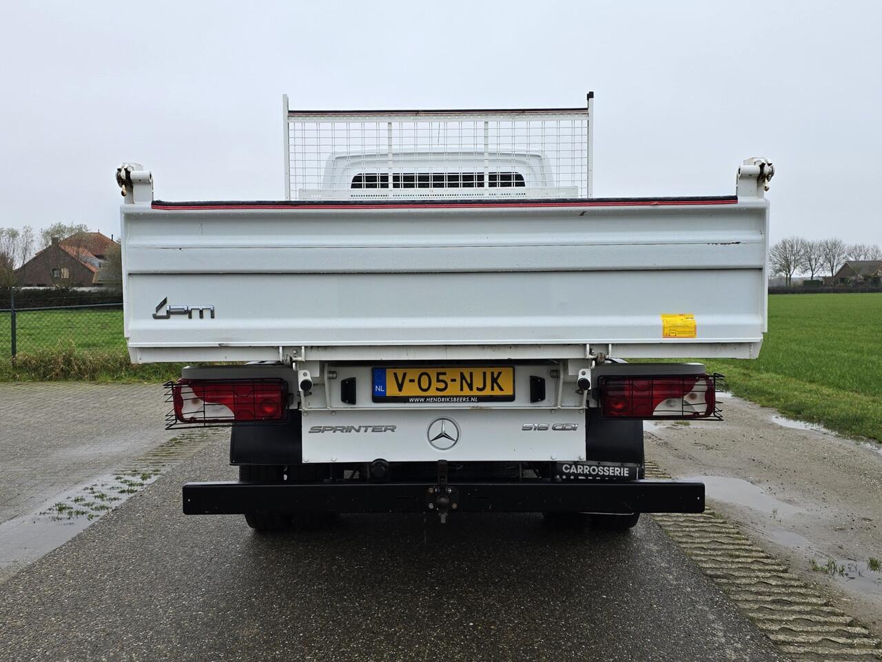 Mercedes-Benz SPRINTER 516 CDI L2 - Kieper - 160 Pk - Euro 6 - 3500 kg - Navi - Airco - Cruise Control - AppleCarplay AndroidAuto - Kipper