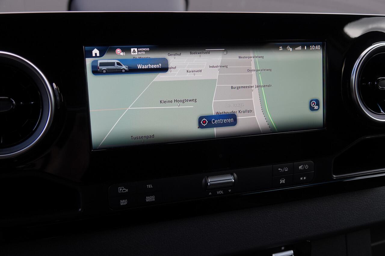 Mercedes-Benz SPRINTER 4x4 319Cdi 190Pk 9G-tronic | L2H1 | Dubbele Cabine | 2x Schuifdeur | 4WD | AWD | Bullbar | Treeplanken | 18'' All Terrain | Obsidian Black