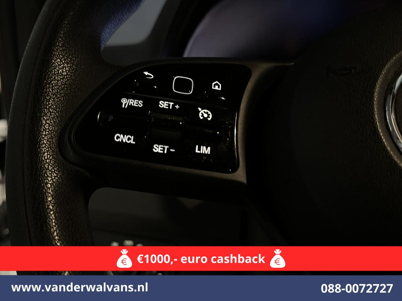 Mercedes-Benz SPRINTER 317 CDI 170pk L3H2 Euro6 Airco | Camera | Apple Carplay | Cruisecontrol | Stoelverwarming Android Auto, Parkeersensoren, Bijrijdersbank