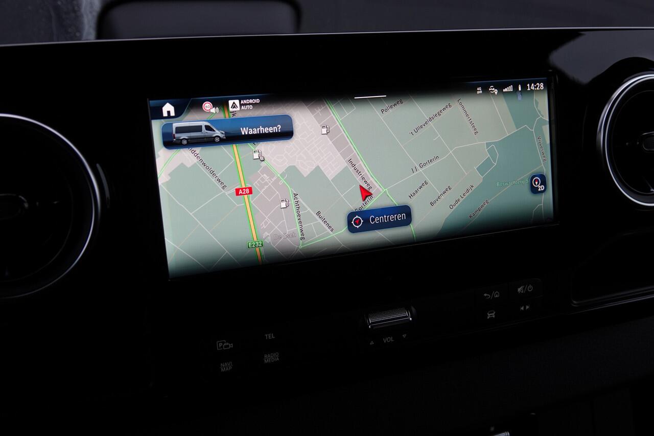 Mercedes-Benz SPRINTER 4x4 319Cdi 190Pk 9G-tronic | L2H1 | Dubbele Cabine | 2x Schuifdeur | 4WD | AWD | Bullbar | Treeplanken | 18'' All Terrain | Tenoriet Grijs