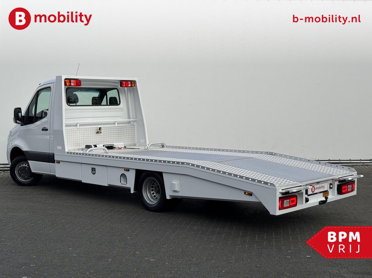 Mercedes-Benz SPRINTER 519 CDI Tijhof AluLiner V/A ¤32 Per Dag!! Luchtvering NIEUW! MJ.2025 Autotransporter/ Oprijwagen | Lier | 3-Zitplaatsen | AppleCarPlay | DAB | Adaptive Cruise Control | Navigatie | Trekhaak