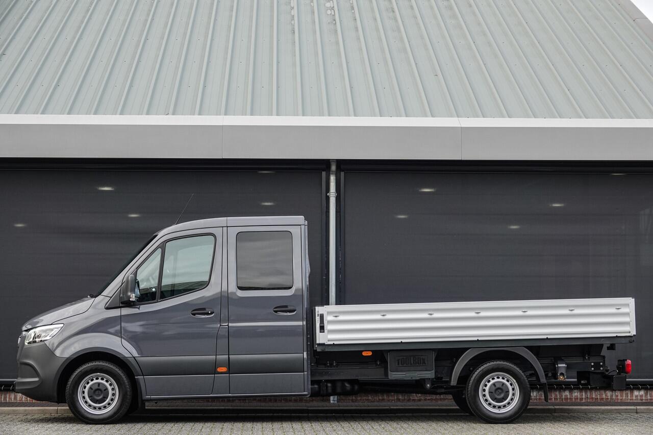 Mercedes-Benz SPRINTER L3 Dubbele Cabine 317Cdi 170Pk 9G-Tronic | Open laadbak | 7-Persoons | RWD | Trekhaak | 3.500Kg trekgewicht