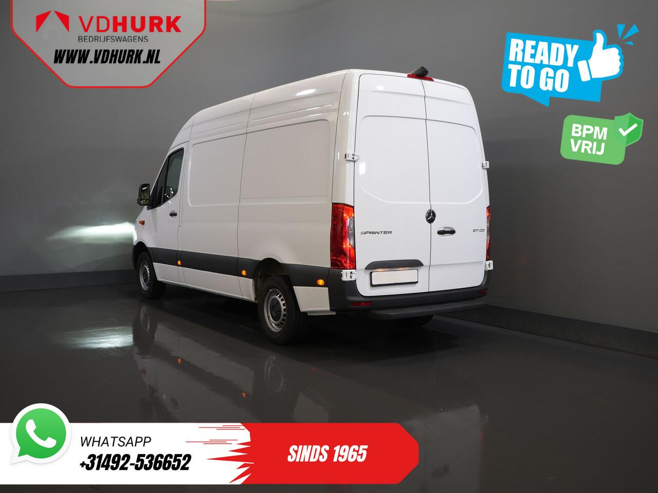 Mercedes-Benz SPRINTER 317 CDI Aut. L2H2 BPM VRIJ! 3.5t Trekhaak/ LED/ Gev.Stoel/ 270Gr.Deuren/ Stoelverw./ Navi/ Camera/ PDC/ Cruise