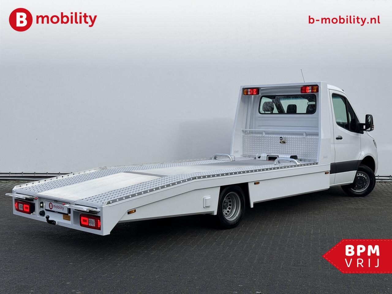 Mercedes-Benz SPRINTER 519 CDI Tijhof AluLiner V/A ¤32 Per Dag!! Luchtvering NIEUW! MJ.2025 Autotransporter/ Oprijwagen | Lier | 3-Zitplaatsen | AppleCarPlay | DAB | Adaptive Cruise Control | Navigatie | Trekhaak