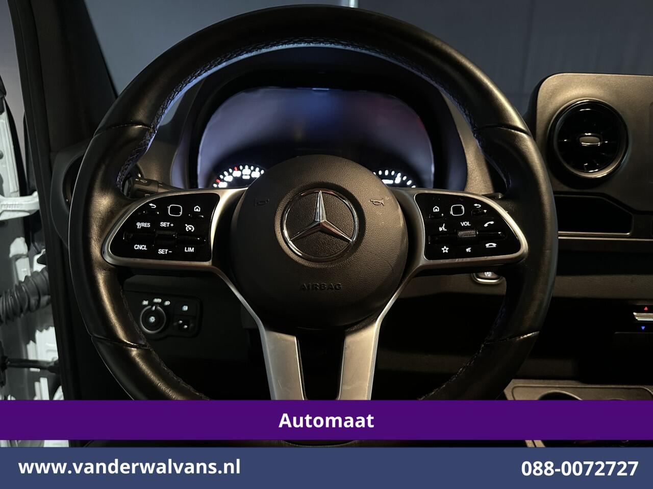 Mercedes-Benz SPRINTER 317 CDI 170pk 9G-Tronic Automaat L2H2 Euro6 Airco | Navigatie | Camera | 3500kg Trekhaak Apple Carplay, Cruisecontrol, Android Auto, Parkeersensoren, Bijrijdersbank