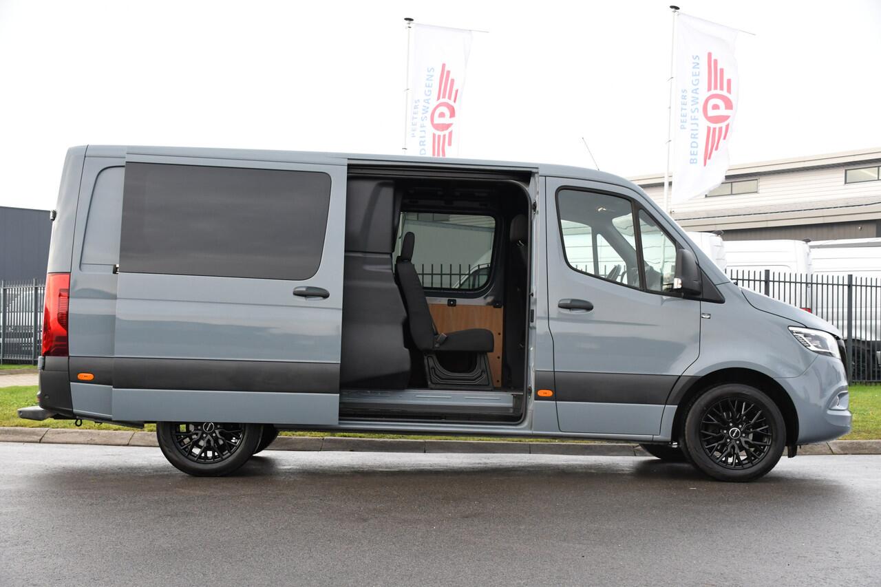 Mercedes-Benz SPRINTER 317 1.9 CDI L2H1 DC RWD AMG Edition Camera, Cruise, Carplay, 170pk, Automaat, LED, Stoelverwarming, NAVI, Multimedia, Uniek! Dubbel Cabine