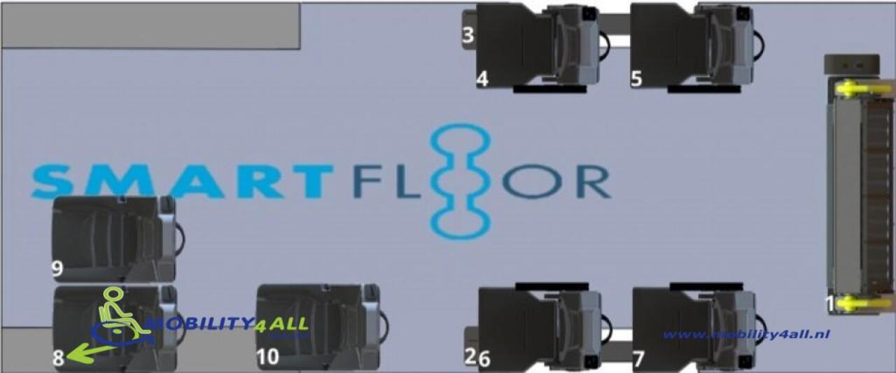 Mercedes-Benz SPRINTER Lange L3 9-persoons rolstoelbus Incl- BPM