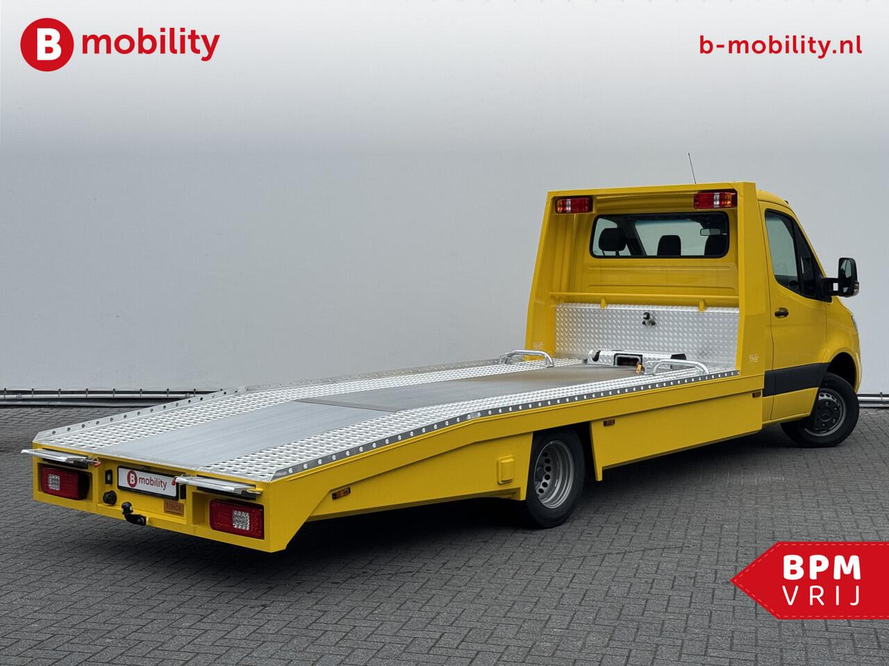 Mercedes-Benz SPRINTER 519 CDI Tijhof AluLiner V/A ¤32 Per Dag!! Luchtvering NIEUW! MJ.2025 Autotransporter/ Oprijwagen | Lier | 3-Zitplaatsen | AppleCarPlay | DAB | Adaptive Cruise Control | Navigatie | Trekhaak