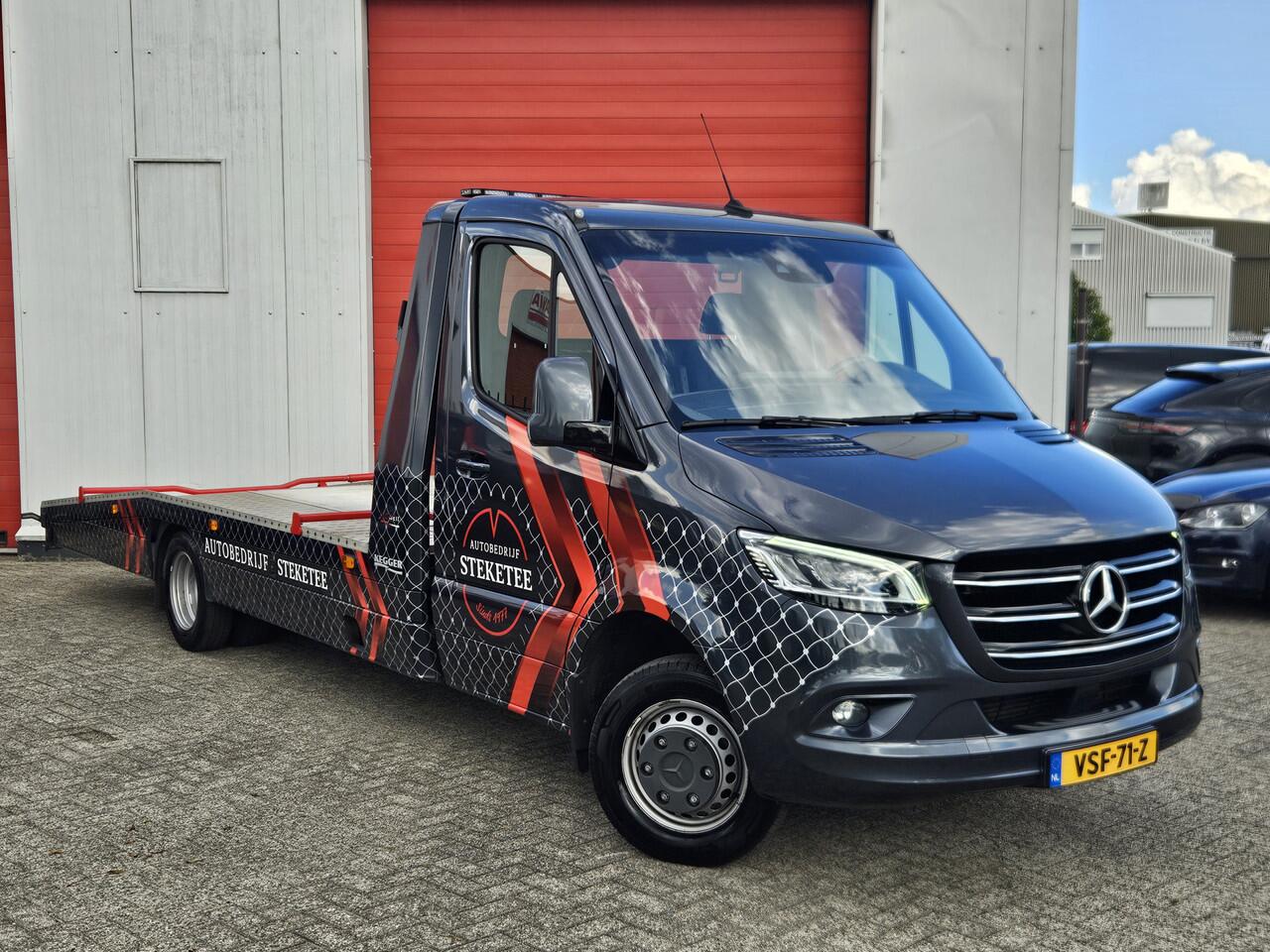 Mercedes-Benz SPRINTER +aanhanger 519 CDI V6 Autotransporter *Combinatieprijs* 7G-tronic Kegger