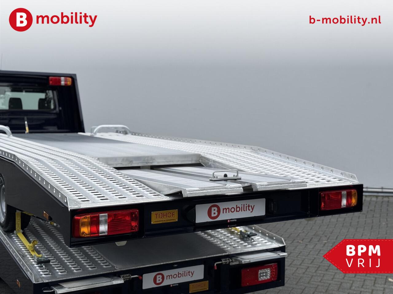 Mercedes-Benz SPRINTER 519 CDI Tijhof AluLiner + Aanhanger V/A ¤32 Per Dag!! Leer Luchtvering NIEUW! MJ.2025 Autotransporter/ Oprijwagen | Lier | 3-Zitplaatsen | AppleCarPlay | DAB | Adaptive Cruise Control | Navigatie | Trekhaak