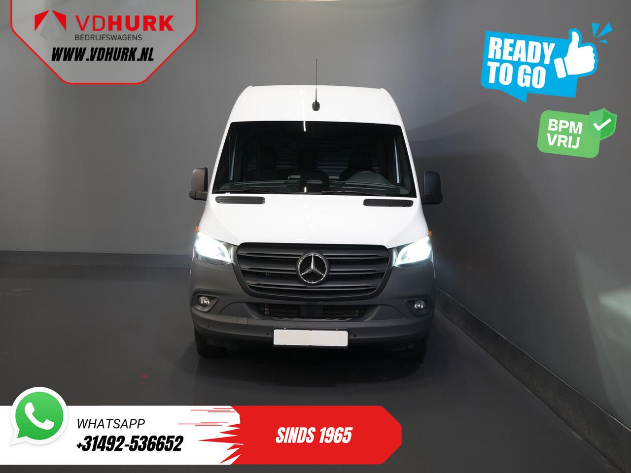 Mercedes-Benz SPRINTER 317 CDI Aut. L2H2 3.5t Trekhaak/ LED/ Gev.Stoel/ 270 Gr.Deuren/ Stoelverw./ Navi/ Camera/ PDC/ Cruise/ Airco