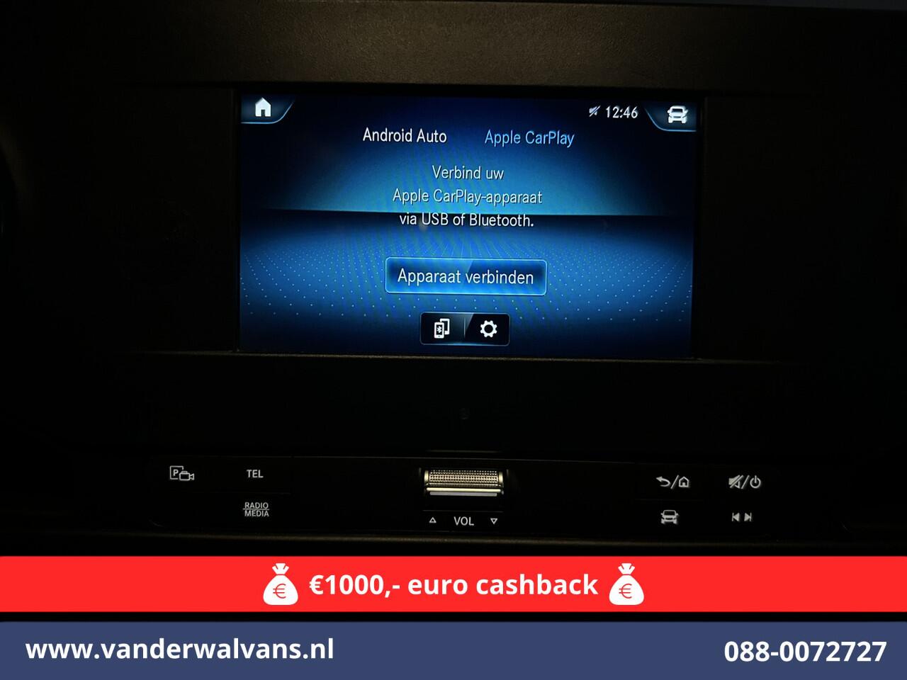 Mercedes-Benz SPRINTER 317 CDI 170pk L3H2 Euro6 Airco | Camera | Apple Carplay | Cruisecontrol | Stoelverwarming Android Auto, Parkeersensoren, Bijrijdersbank