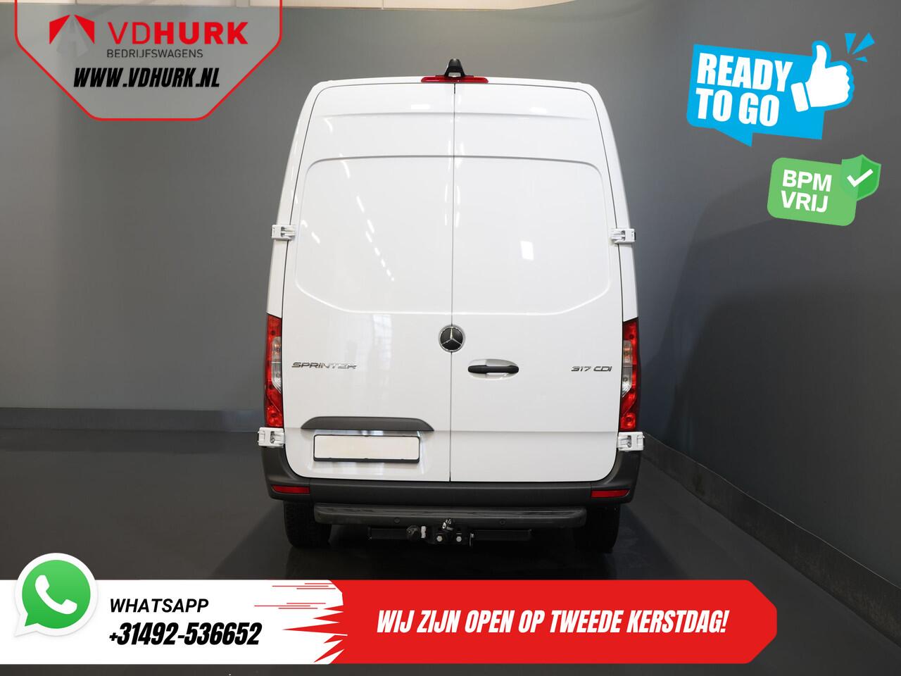 Mercedes-Benz SPRINTER 317 CDI Aut. L2H2 BPM VRIJ! Carplay/ Gev.Stoel/ 270 Gr.Deuren/ Stoelverw./ Navi/ Camera/ PDC/ Cruise/ DAB
