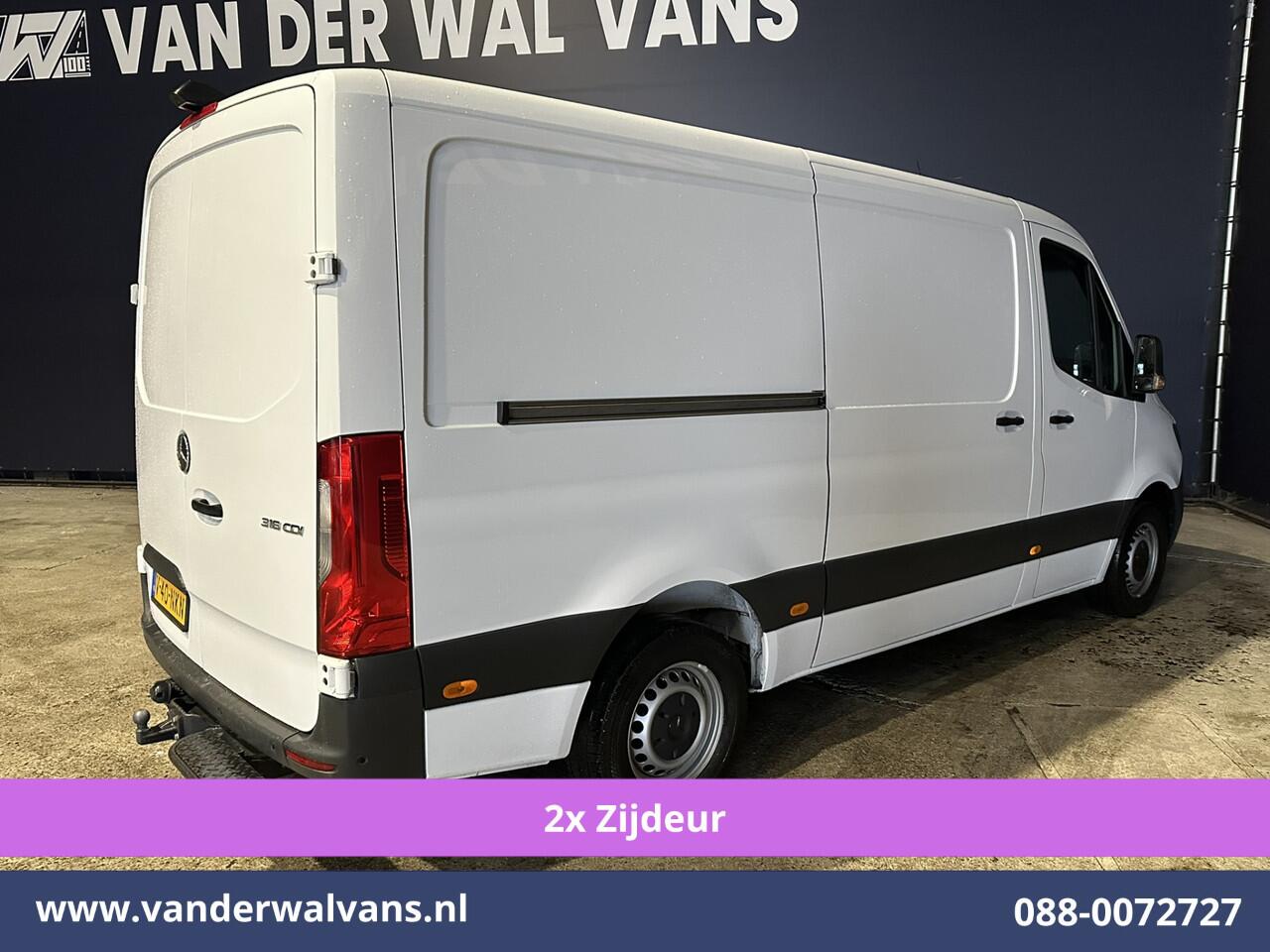 Mercedes-Benz SPRINTER 316 CDI 164pk 3500kg Trekhaak L2H1 Euro6 Airco | 2x zijdeur | Camera | Navigatie | Apple Carplay Android Auto, Parkeersensoren, Bijrijdersbank