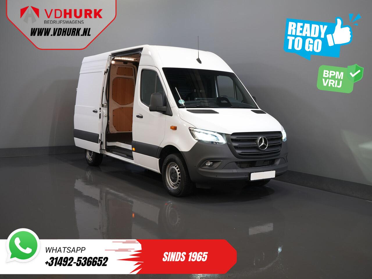 Mercedes-Benz SPRINTER 317 Aut. L2H2 BPM VRIJ! 3.5t Trekhaak/ LED/ 270 Gr.Deuren/ Gev.Stoel/ Stoelverw./ Navi/ Camera/ PDC/ Betimmerd/ Cruise