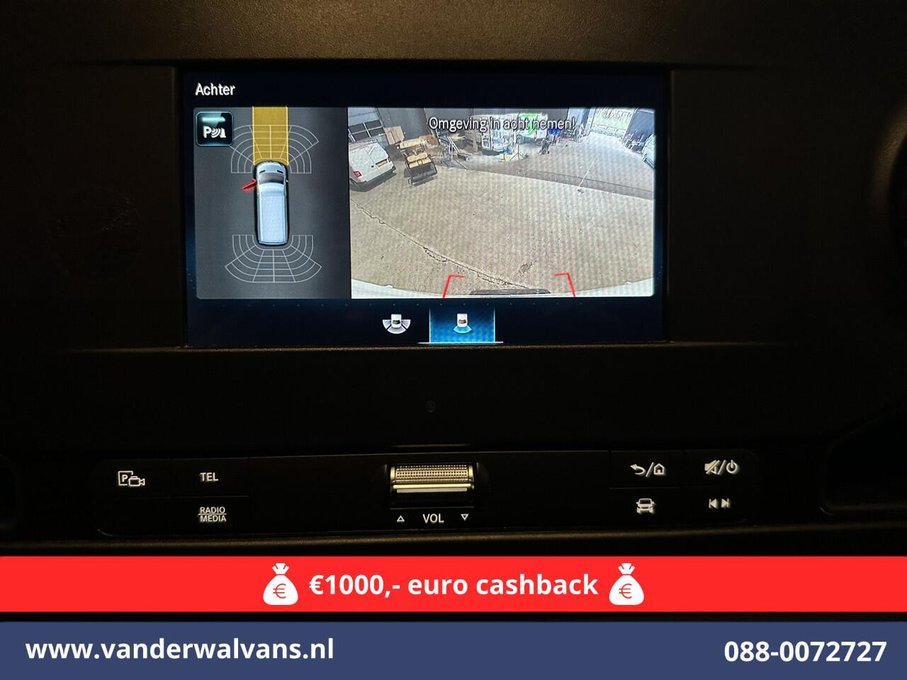 Mercedes-Benz SPRINTER 317 CDI 170pk L3H2 Euro6 Airco | Camera | Apple Carplay | Cruisecontrol | Stoelverwarming Android Auto, Parkeersensoren, Bijrijdersbank