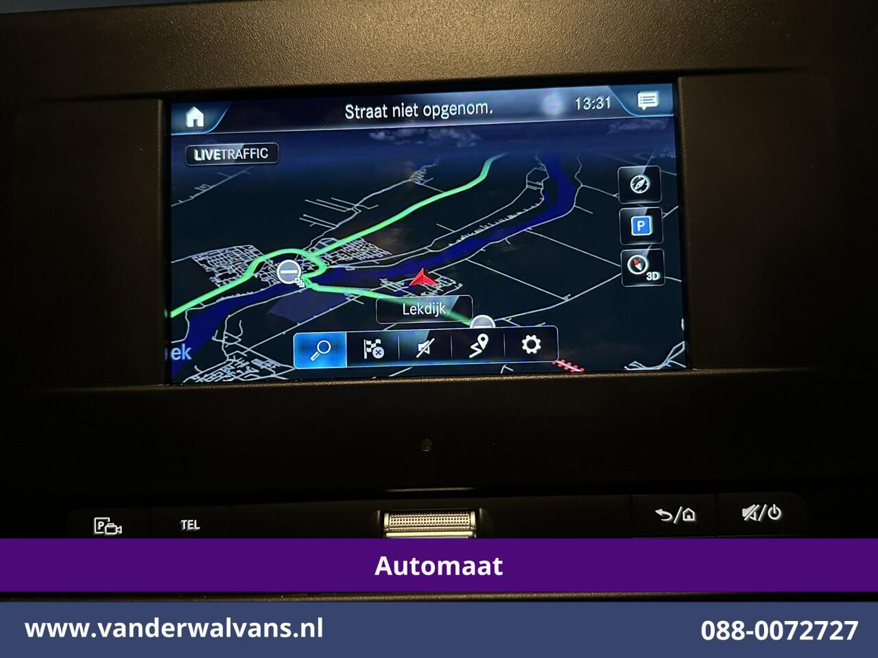 Mercedes-Benz SPRINTER 317 CDI 170pk 9G-Tronic Automaat L2H2 Euro6 Airco | Navigatie | Camera | 3500kg Trekhaak Apple Carplay, Cruisecontrol, Android Auto, Parkeersensoren, Bijrijdersbank