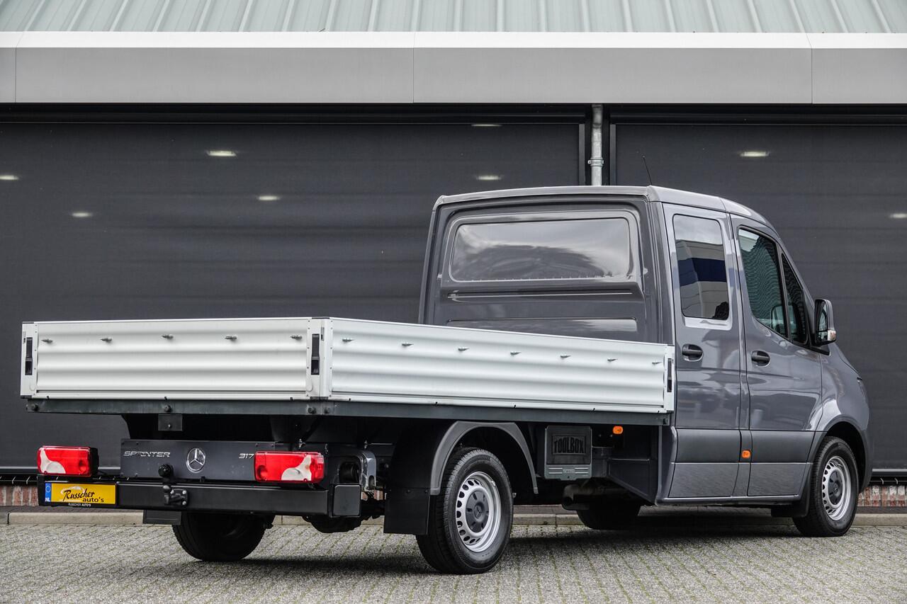 Mercedes-Benz SPRINTER L3 Dubbele Cabine 317Cdi 170Pk 9G-Tronic | Open laadbak | 7-Persoons | RWD | Trekhaak | 3.500Kg trekgewicht