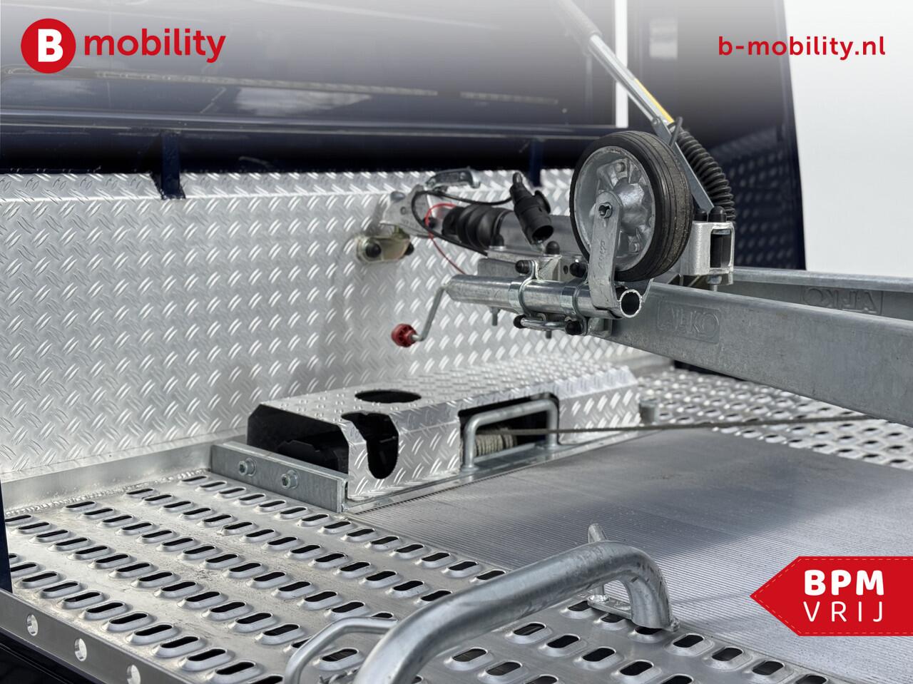 Mercedes-Benz SPRINTER 519 CDI Tijhof AluLiner + Aanhanger V/A ¤32 Per Dag!! Leer Luchtvering NIEUW! MJ.2025 Autotransporter/ Oprijwagen | Lier | 3-Zitplaatsen | AppleCarPlay | DAB | Adaptive Cruise Control | Navigatie | Trekhaak