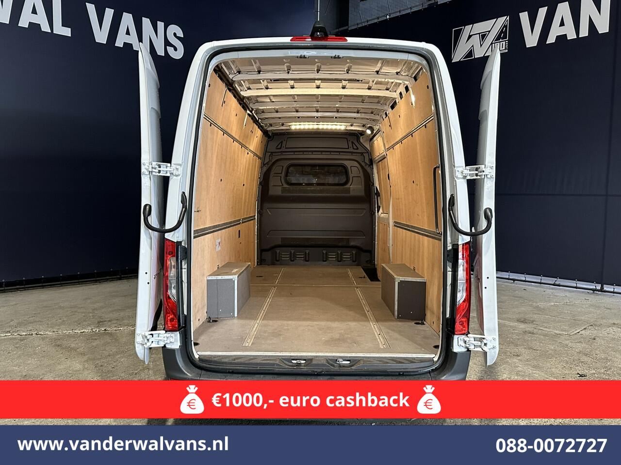 Mercedes-Benz SPRINTER 317 CDI 170pk L3H2 Euro6 Airco | Camera | Apple Carplay | Cruisecontrol | Stoelverwarming Android Auto, Parkeersensoren, Bijrijdersbank