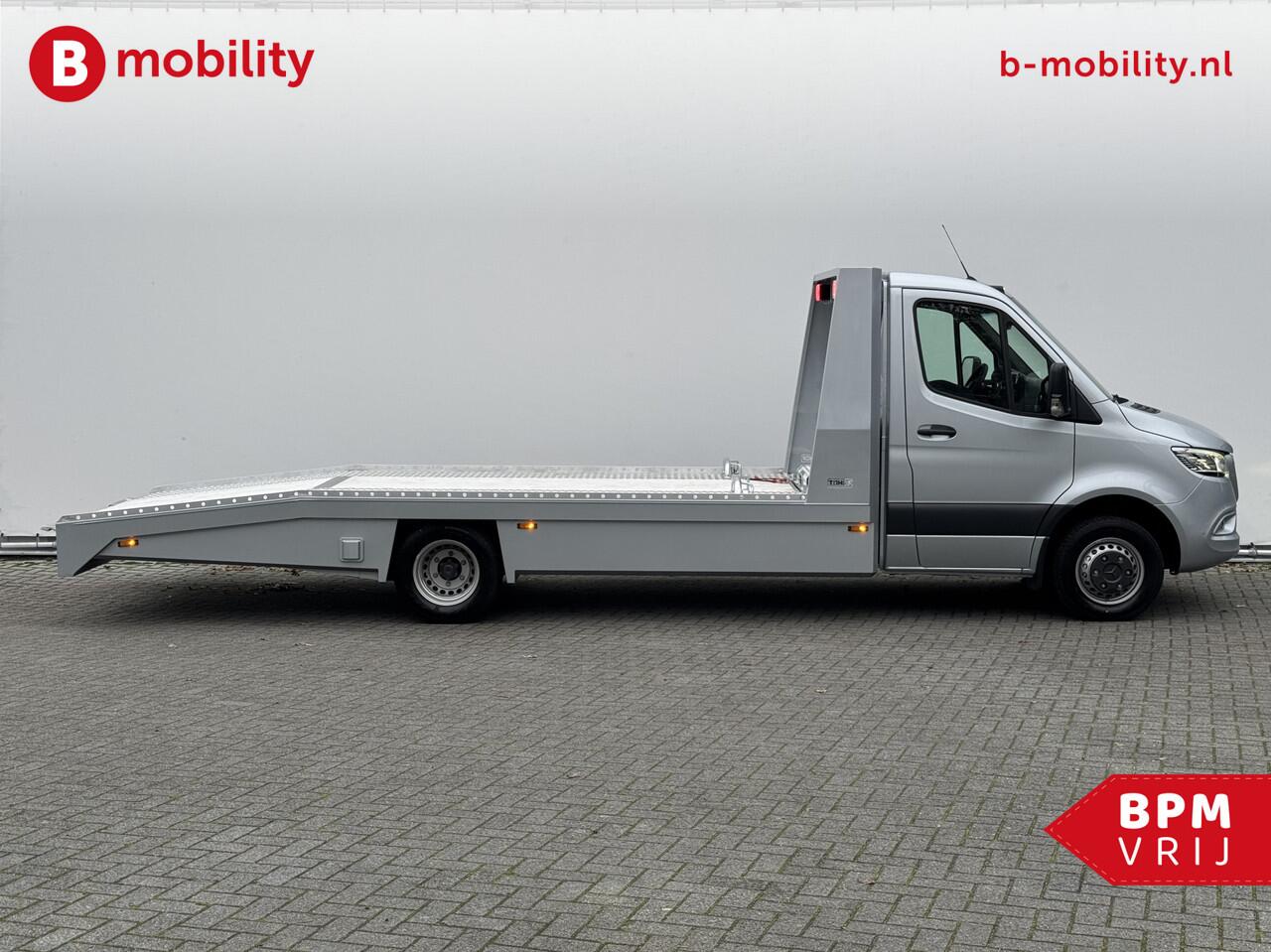Mercedes-Benz SPRINTER 519 CDI Tijhof AluLiner V/A ¤32 Per Dag!! Luchtvering NIEUW! MJ.2025 Autotransporter/ Oprijwagen | Lier | 3-Zitplaatsen | AppleCarPlay | DAB | Adaptive Cruise Control | Navigatie | Trekhaak