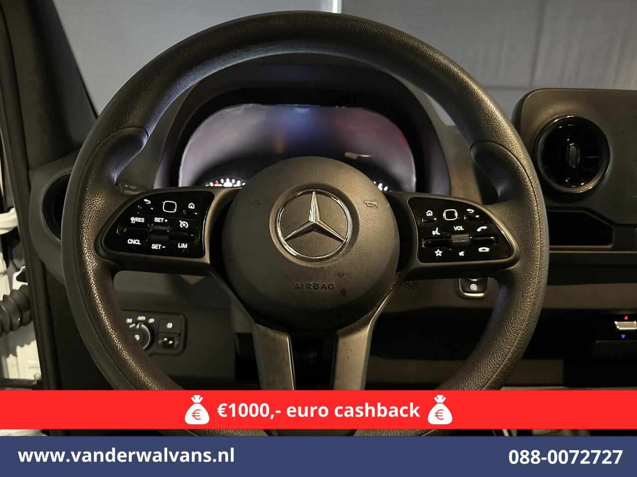 Mercedes-Benz SPRINTER 317 CDI 170pk L3H2 Euro6 Airco | Camera | Apple Carplay | Cruisecontrol | Stoelverwarming Android Auto, Parkeersensoren, Bijrijdersbank
