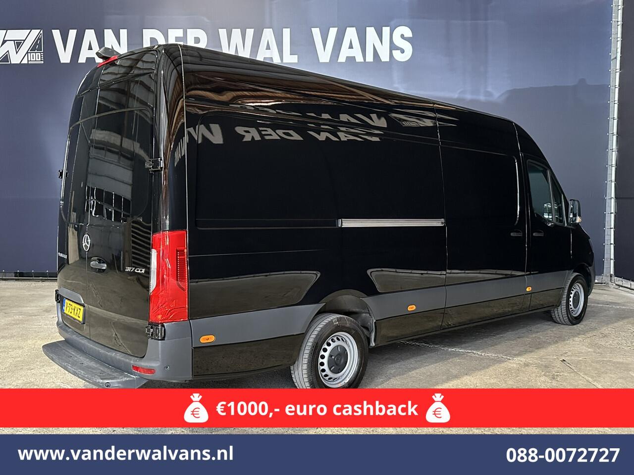 Mercedes-Benz SPRINTER 317 CDI 170pk L3H2 Euro6 Airco | Camera | Apple Carplay | Android Auto Cruisecontrol, Parkeersensoren, Stoelverwarming, Bijrijdersbank, MBUX