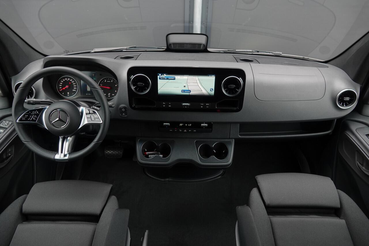 Mercedes-Benz SPRINTER L2H2 319Cdi 190Pk 9G-Tronic | Dubbel Cabine | 5-Persoons | RWD | 2x Schuifdeur | 360° Camera | Selenietgrijs