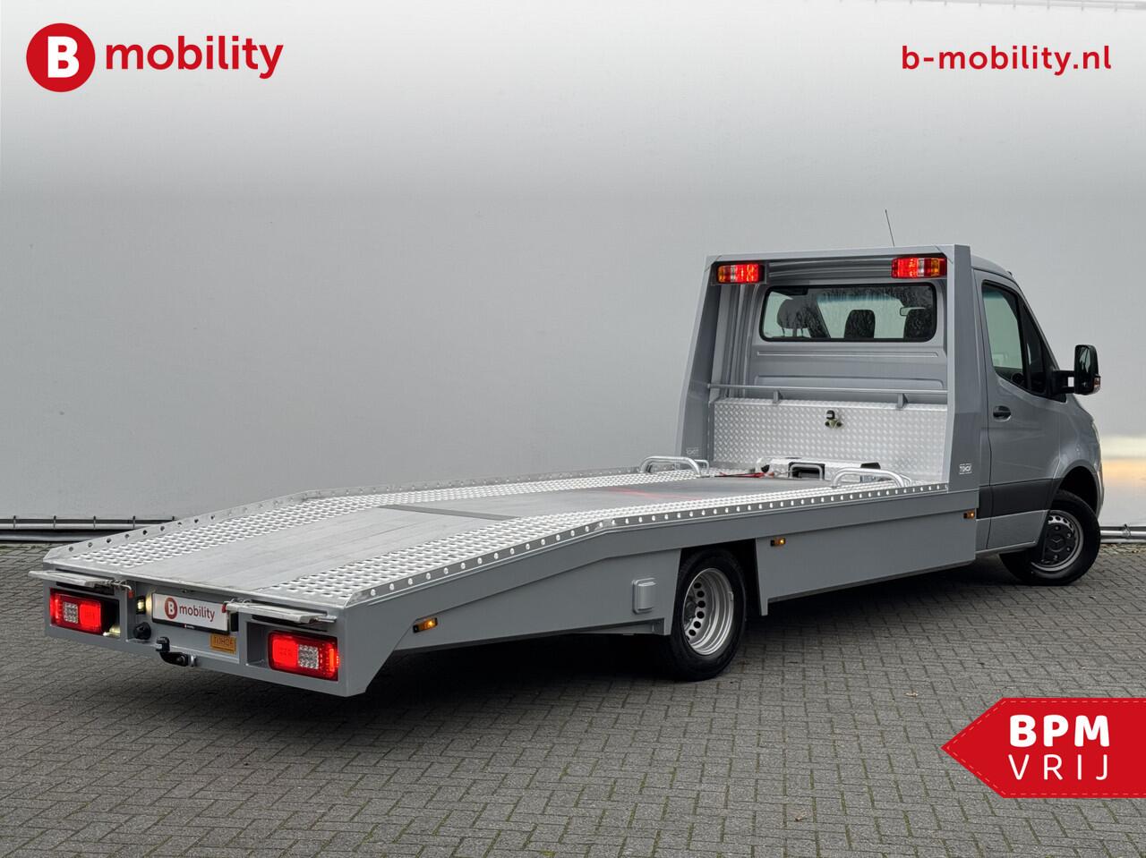 Mercedes-Benz SPRINTER 519 CDI Tijhof AluLiner V/A ¤32 Per Dag!! Luchtvering NIEUW! MJ.2025 Autotransporter/ Oprijwagen | Lier | 3-Zitplaatsen | AppleCarPlay | DAB | Adaptive Cruise Control | Navigatie | Trekhaak