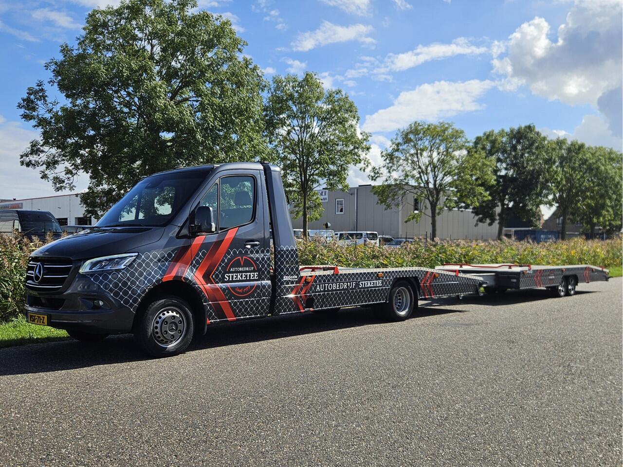 Mercedes-Benz SPRINTER +aanhanger 519 CDI V6 Autotransporter *Combinatieprijs* 7G-tronic Kegger