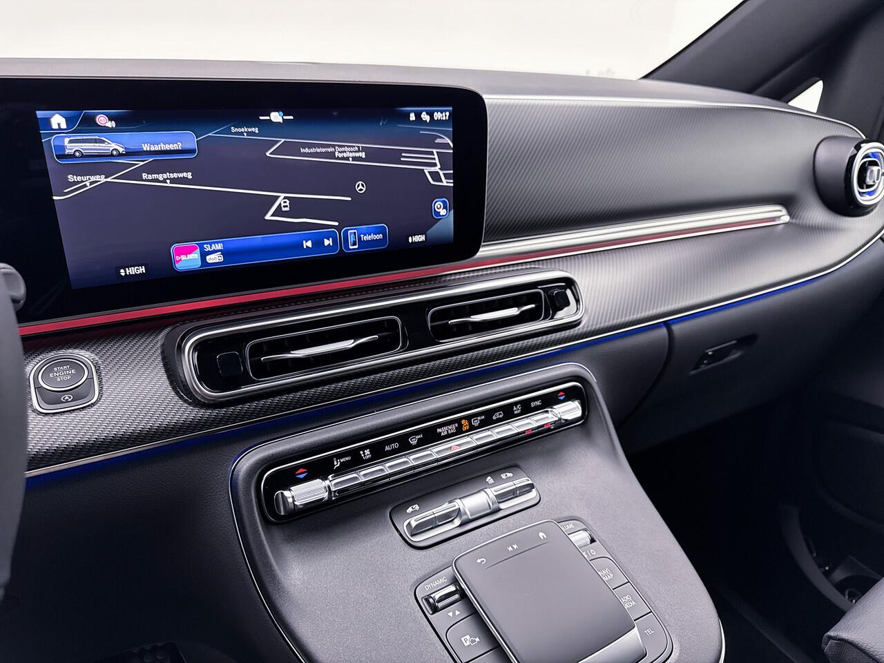 Mercedes-Benz V-KLASSE 300d 4-MATIC Extra Lang AMG Avantgarde BPM-Vrij Dubbele Cabine 360 Graden Camera Elektrische Schuifdeuren Multibeam LED Adaptieve Cruise Control