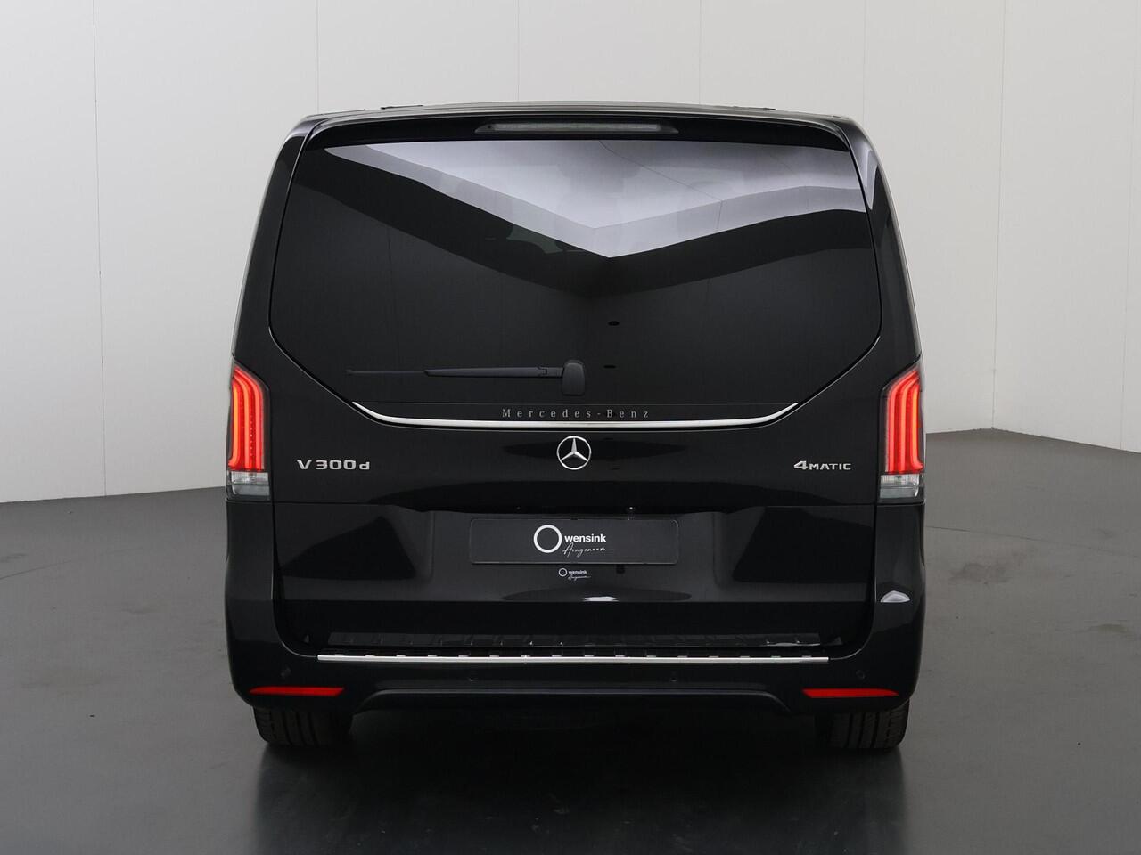 Mercedes-Benz V-KLASSE 300d | XL L3 | AMG | 4-MATIC | Dubbele Cabine | 360 CAMERA | DISTRONIC PLUS | LEDER ZWART "LUGANO" | ALARM | STOELVERWARMING | NAVIGATIE | CARPLAY | ANDROID AUTO | CLIMATE CONTROL | DAB+ | CERTIFIED