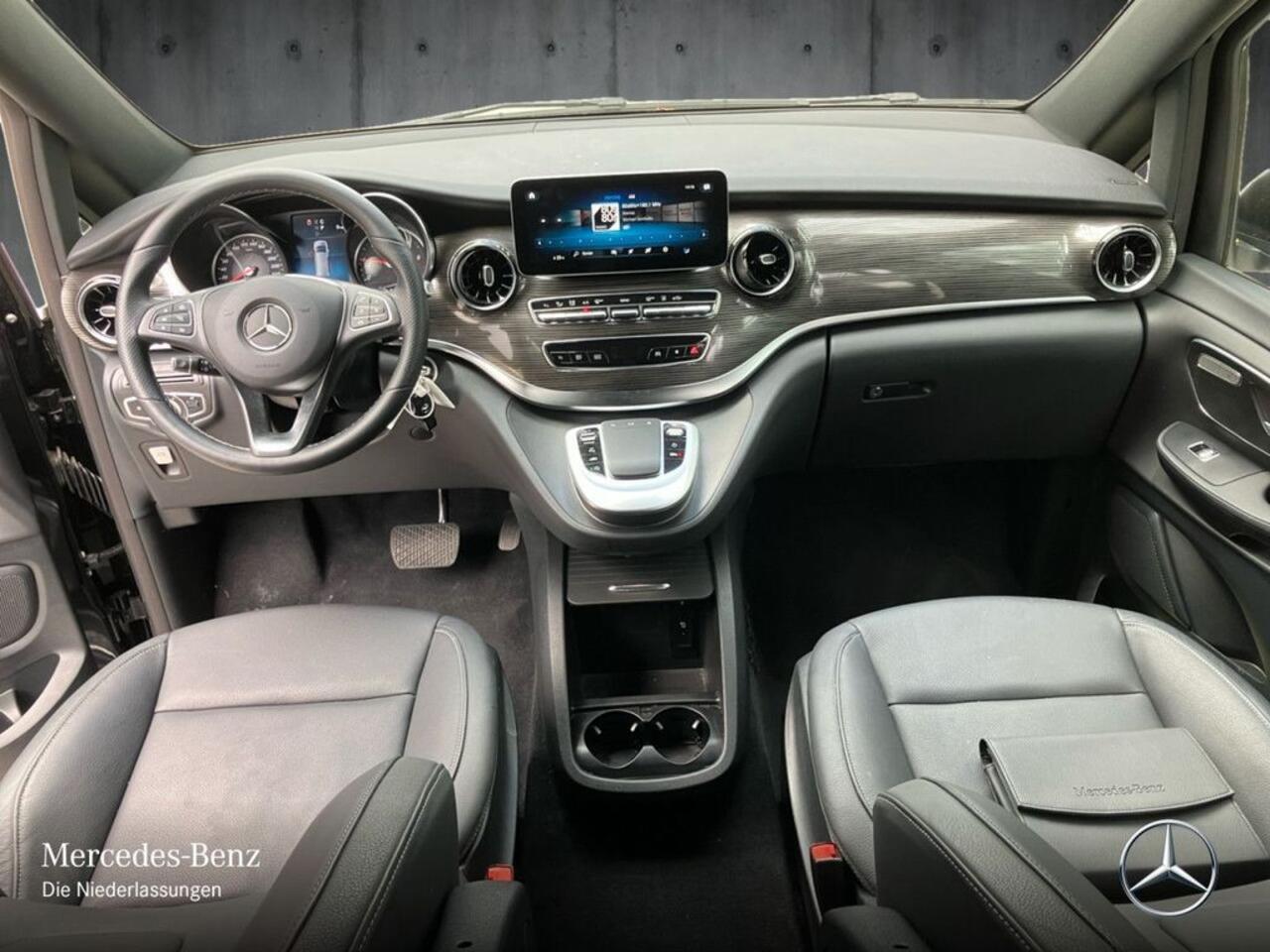 Mercedes-Benz V-KLASSE 300d Extra Lang Avantgarde 8-zitter 76.750 ex BTW EL. Schuifdeuren Leder Navi LED Standkachel