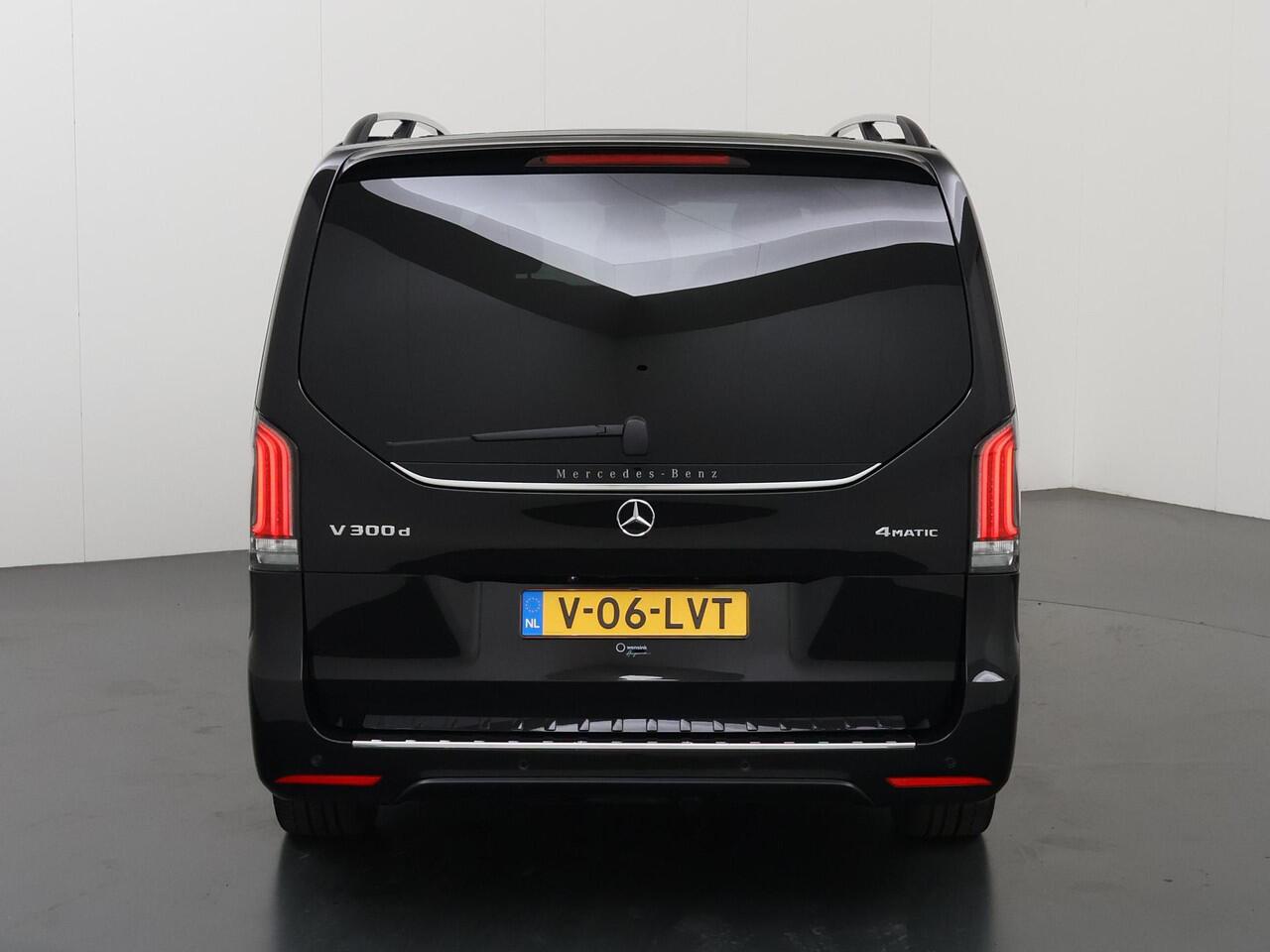 Mercedes-Benz V-KLASSE 300d | L2 Lang | AMG | Dubbele Cabine | BURMESTER | 360 CAMERA | DISTRONIC PLUS | LEDER ZWART "LUGANO" | ALARM | STOELVERWARMING | NAVIGATIE | CARPLAY | ANDROID AUTO | CLIMATE CONTROL | DAB+ | CERTIFIED