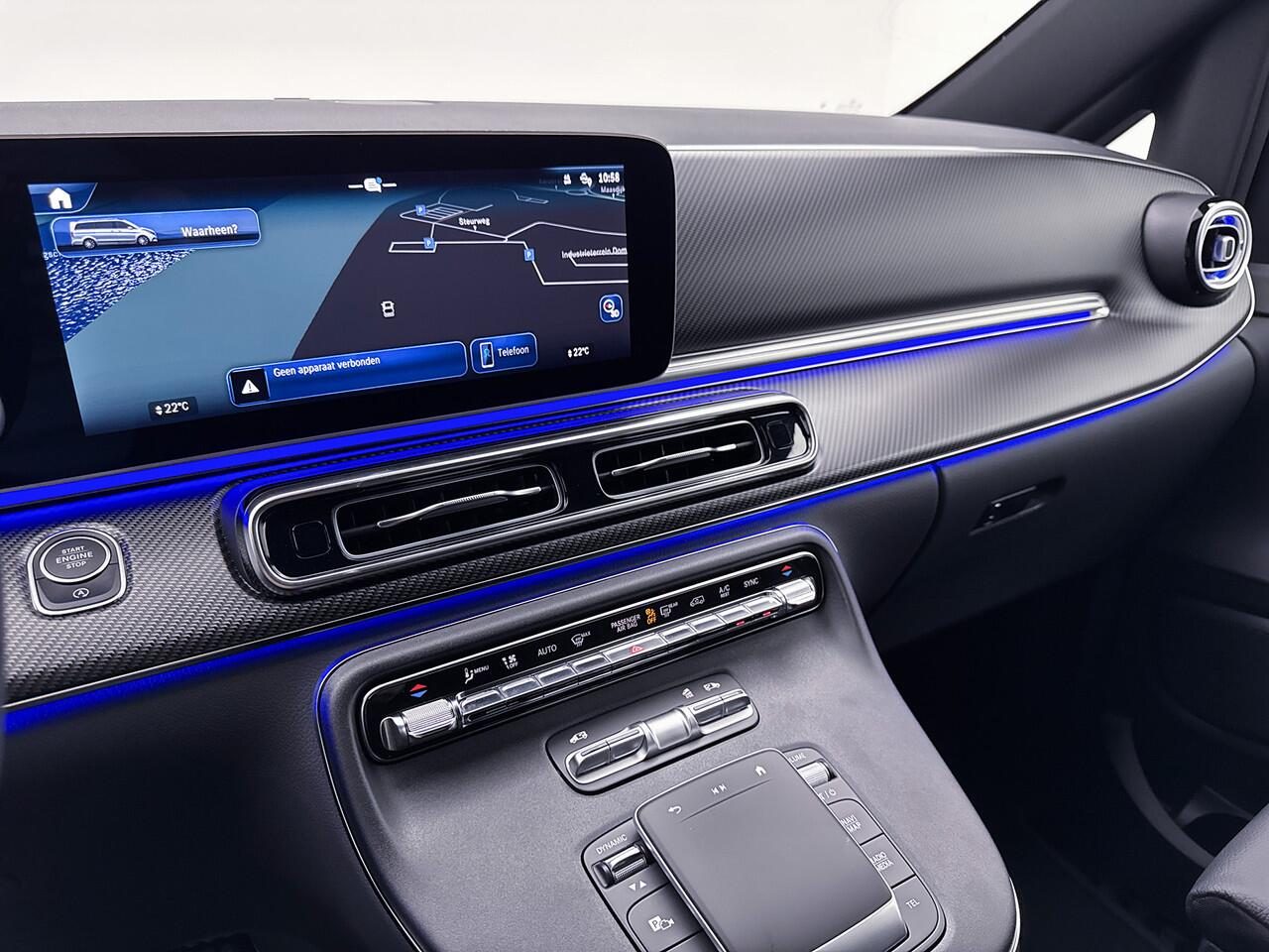 Mercedes-Benz V-KLASSE 300d 4-MATIC Extra Lang DC AMG Avantgarde BPM-Vrij 360 camera Dubbele Cabine Elektrische Schuifdeuren Multibeam LED Adaptieve Cruise Control