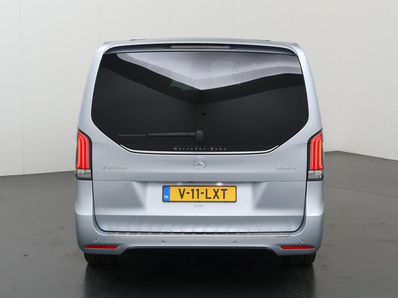 Mercedes-Benz V-KLASSE 250d 4-MATIC AMG | XL L3 | DUBBELE CABINE | 360 CAMERA | DISTRONIC PLUS | LEDER ZWART "LUGANO" | ALARM | STOELVERWARMING | NAVIGATIE | CARPLAY | ANDROID AUTO | CLIMATE CONTROL | DAB+ | CERTIFIED