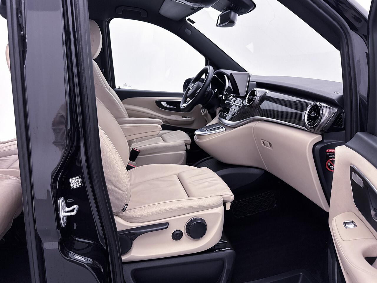 Mercedes-Benz V-KLASSE 250d Lang DC 360° Camera Leder 19" Inch lichtmetaal Led Dubbele cabine