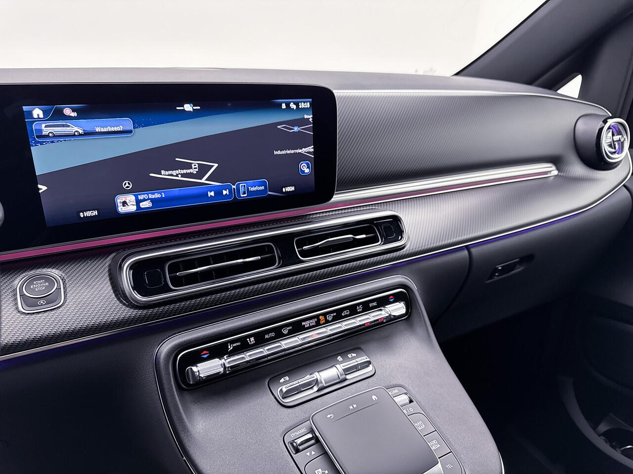 Mercedes-Benz V-KLASSE 300d 4-MATIC Extra Lang AMG Avantgarde BPM-Vrij Dubbele Cabine 360 Graden Camera Elektrische Schuifdeuren Multibeam LED Adaptieve Cruise Control