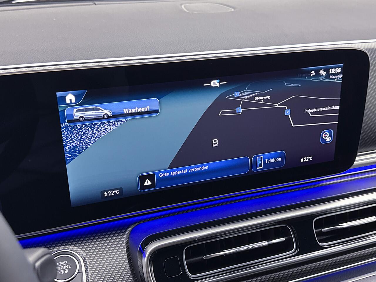 Mercedes-Benz V-KLASSE 300d 4-MATIC Extra Lang DC AMG Avantgarde BPM-Vrij 360 camera Dubbele Cabine Elektrische Schuifdeuren Multibeam LED Adaptieve Cruise Control