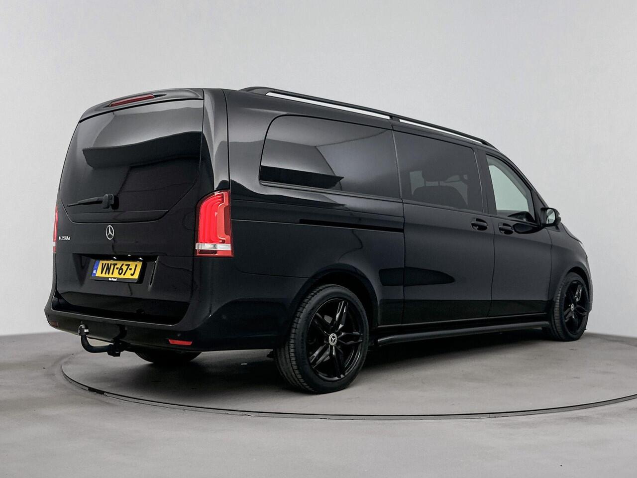 Mercedes-Benz V-KLASSE 250d Extra Lang DC 191PK | Trekhaak | Lederen Bekleding | Stoelverwarming | Achteruitrijcamera | Sidebars