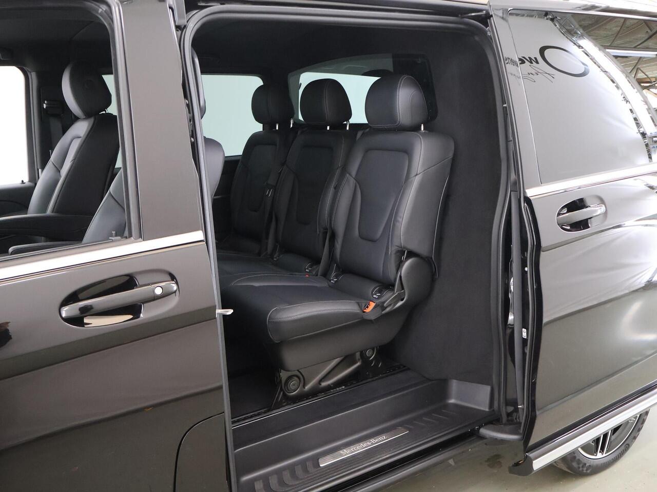 Mercedes-Benz V-KLASSE 300d | L2 Lang | AMG | Dubbele Cabine | BURMESTER | 360 CAMERA | DISTRONIC PLUS | LEDER ZWART "LUGANO" | ALARM | STOELVERWARMING | NAVIGATIE | CARPLAY | ANDROID AUTO | CLIMATE CONTROL | DAB+ | CERTIFIED