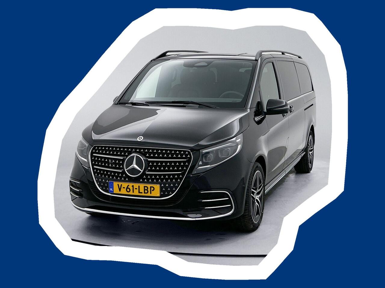 Mercedes-Benz V-KLASSE 300d 4-MATIC Extra Lang AMG Avantgarde BPM-Vrij Dubbele Cabine 360 Graden Camera Elektrische Schuifdeuren Multibeam LED Adaptieve Cruise Control