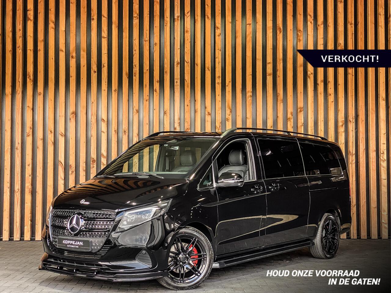 Mercedes-Benz V-KLASSE 300d Extra Lang Avantgarde Dubbele Cabine | ELEKTRISCHE SCHUIFDEUREN | STOELVERWARMING | STANDKACHEL | LEDER | MBUX | 360 |