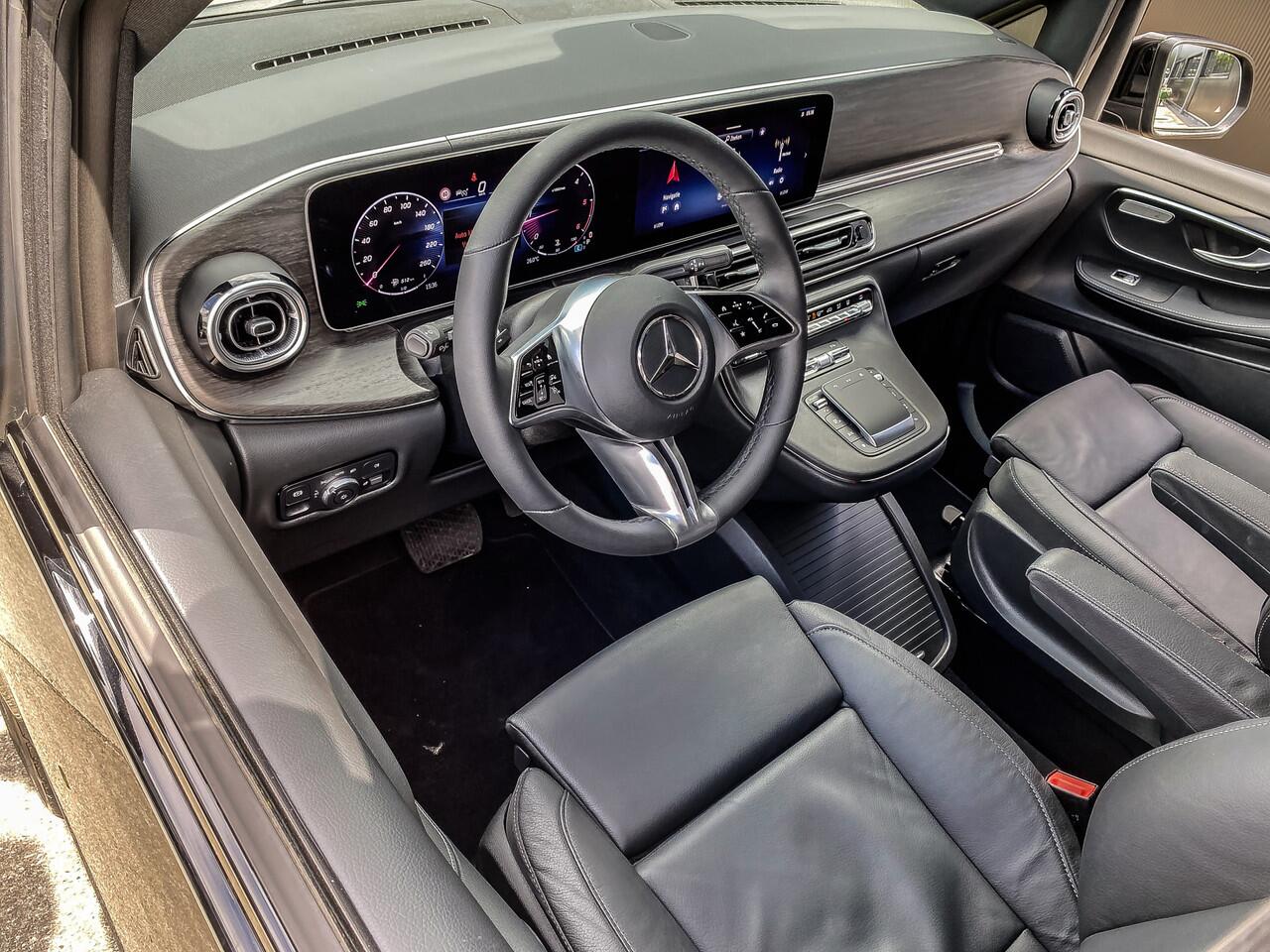 Mercedes-Benz V-KLASSE 300d Extra Lang Avantgarde Dubbele Cabine | ELEKTRISCHE SCHUIFDEUREN | STOELVERWARMING | STANDKACHEL | LEDER | MBUX | 360 |