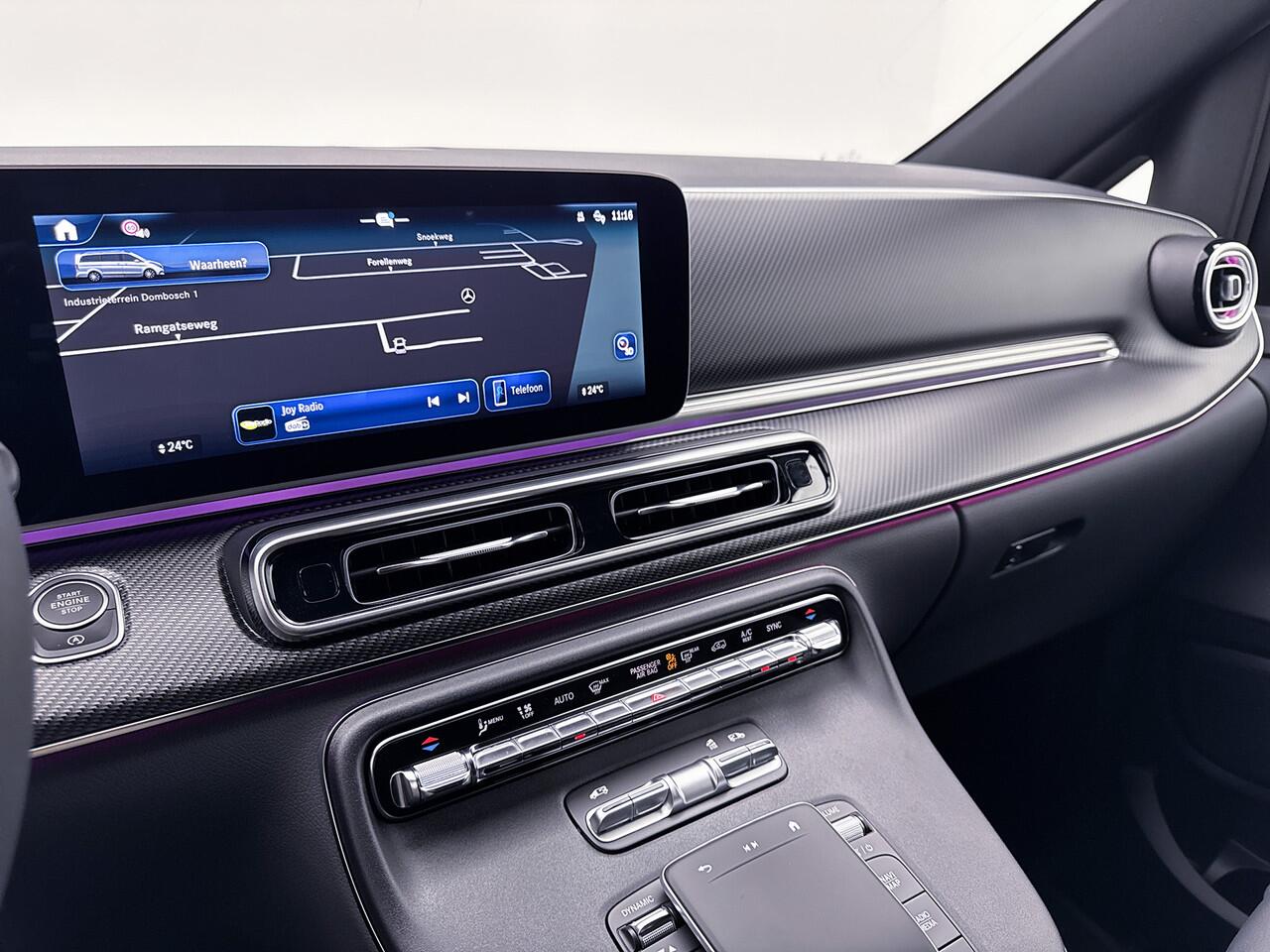 Mercedes-Benz V-KLASSE 300d 4-MATIC Extra Lang AMG Avantgarde BPM-Vrij Dubbele Cabine 360 Graden Camera Elektrische Schuifdeuren Multibeam LED Adaptieve Cruise Control