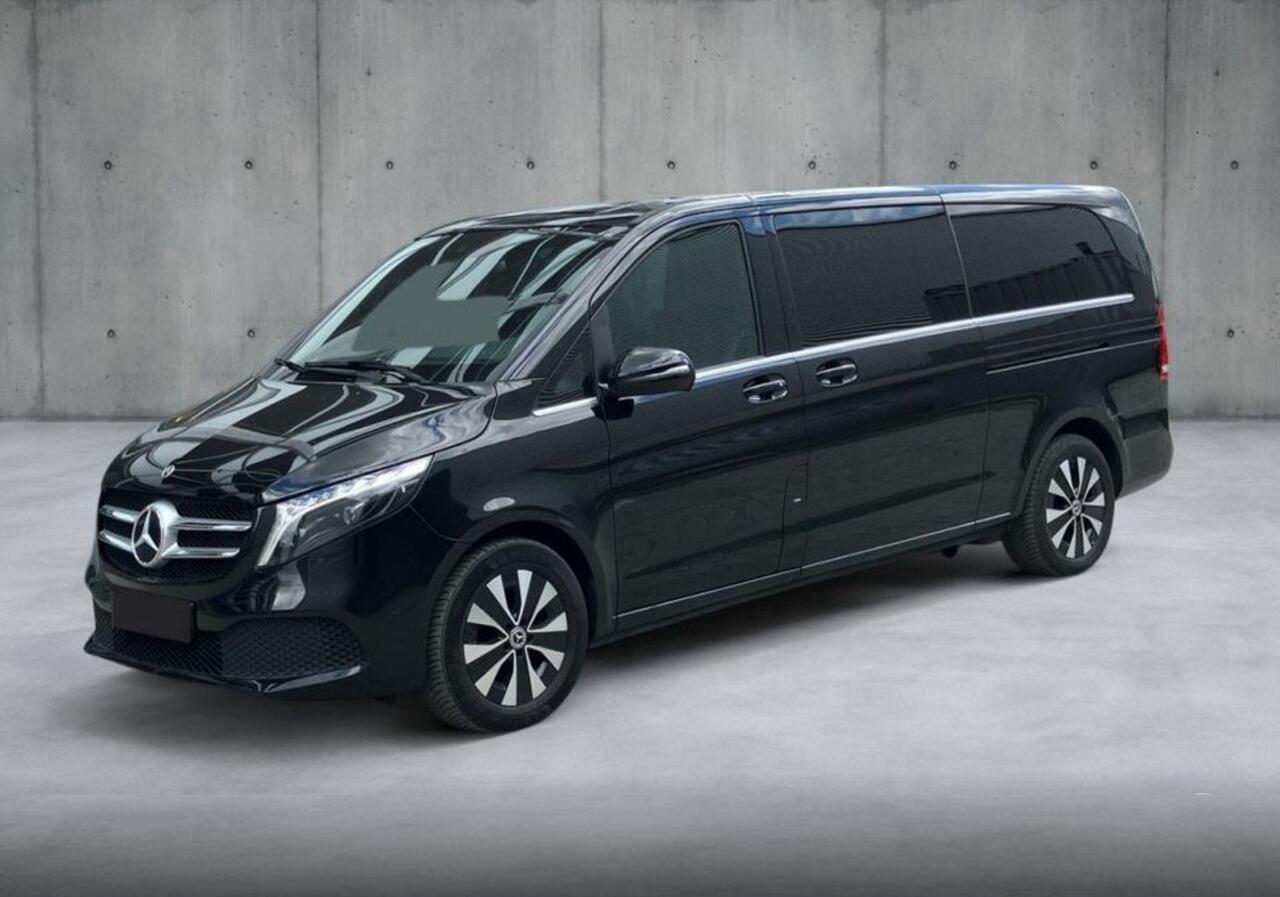 Mercedes-Benz V-KLASSE 300d Extra Lang Avantgarde 8-zitter 76.750 ex BTW EL. Schuifdeuren Leder Navi LED Standkachel