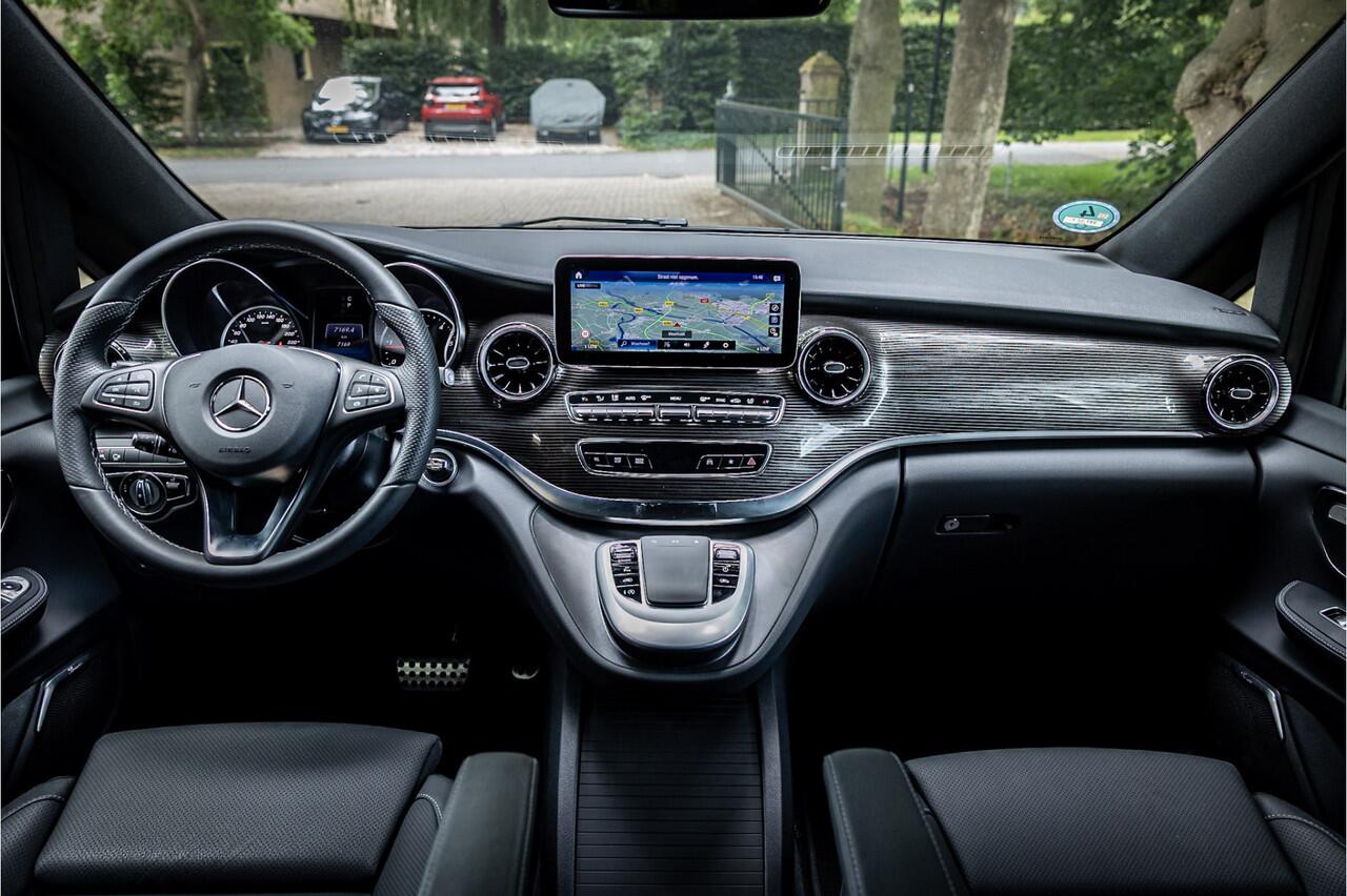 Mercedes-Benz V-KLASSE 300d Extra Lang L3 DC AMG LIne Luchtvering Burmester Elektrische Deuren Stoelventilatie